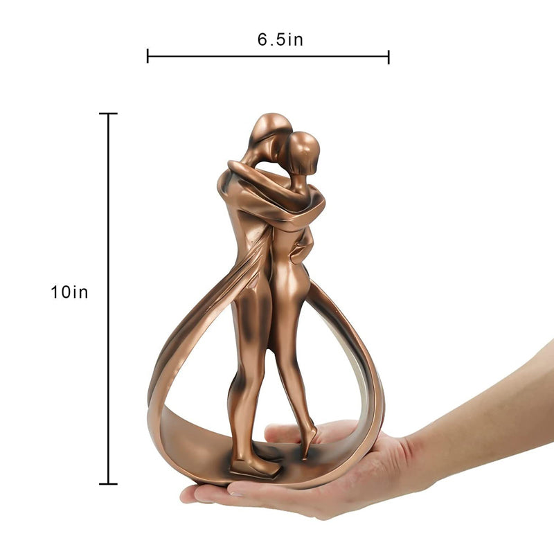 Romantisk Elskere Omfavn Statue | Skanto