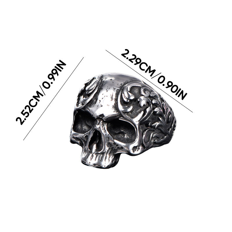 Skanto | Punk Stil Titan Hodeskalle Ring