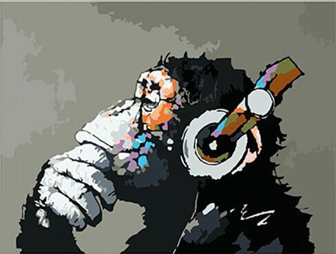 Chimp DJ - Van-Go Mal-etter-nummer Kit | Skanto