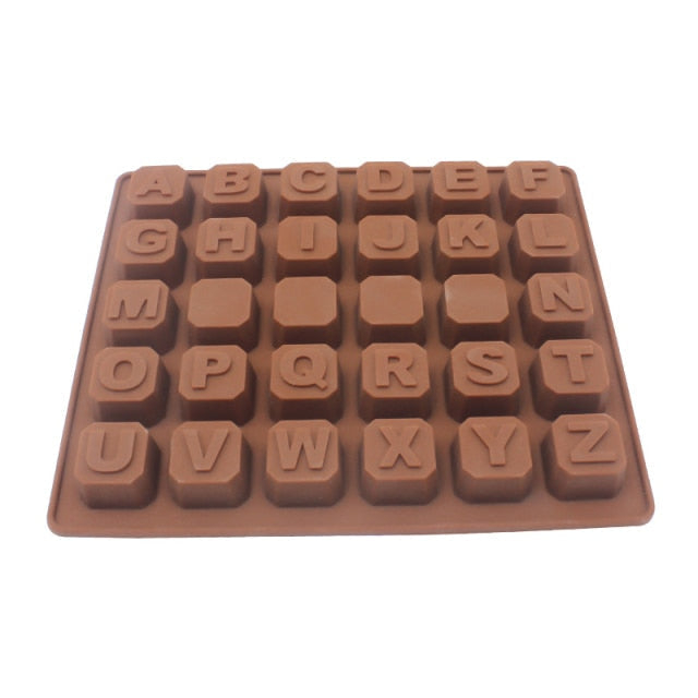 Sjokoladeform Non-stick Hjerte Blomst Sjokolade Kake Silikonform | Skanto