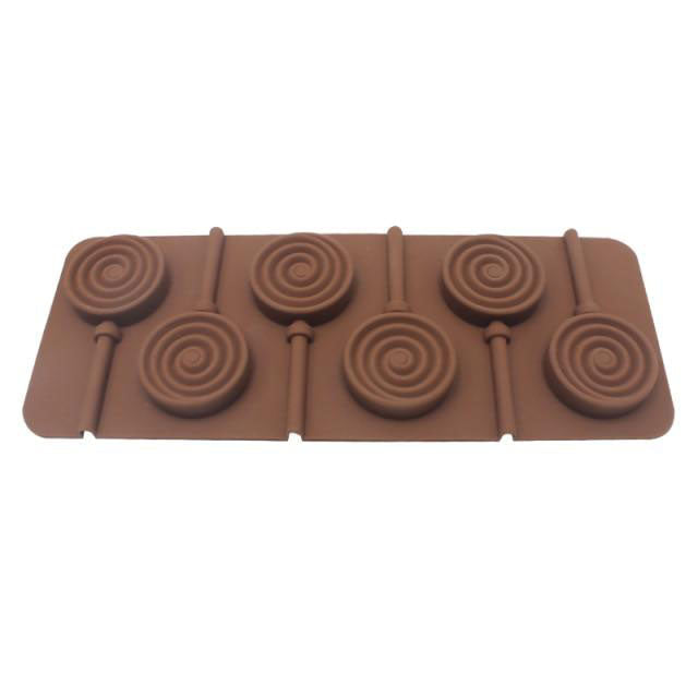 Sjokoladeform Non-stick Hjerte Blomst Sjokolade Kake Silikonform | Skanto