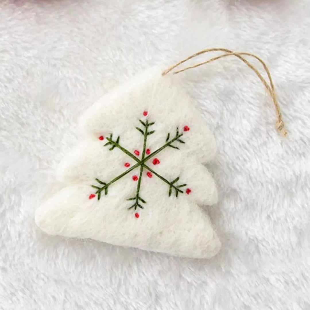 Skanto | Julefølt snøfnuggornament