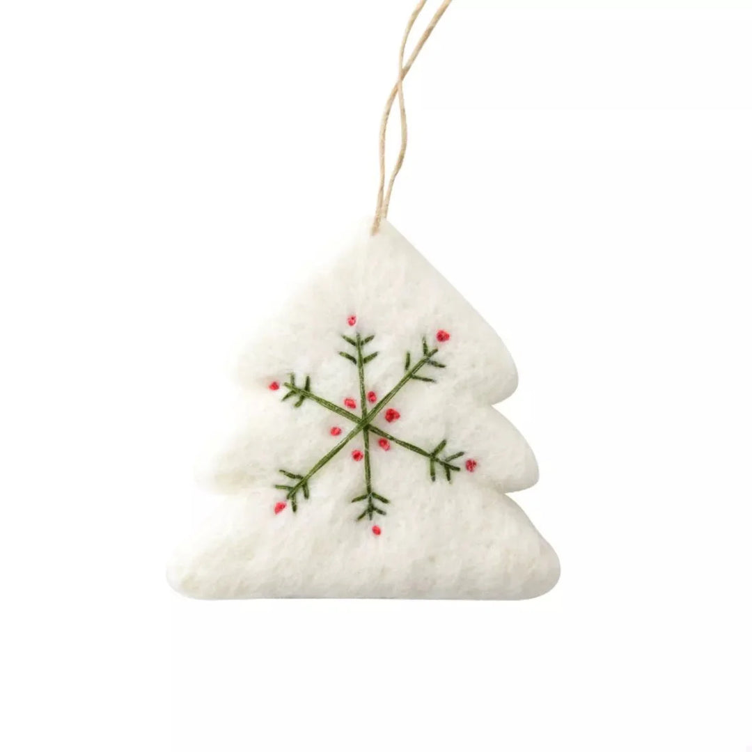 Skanto | Julefølt snøfnuggornament