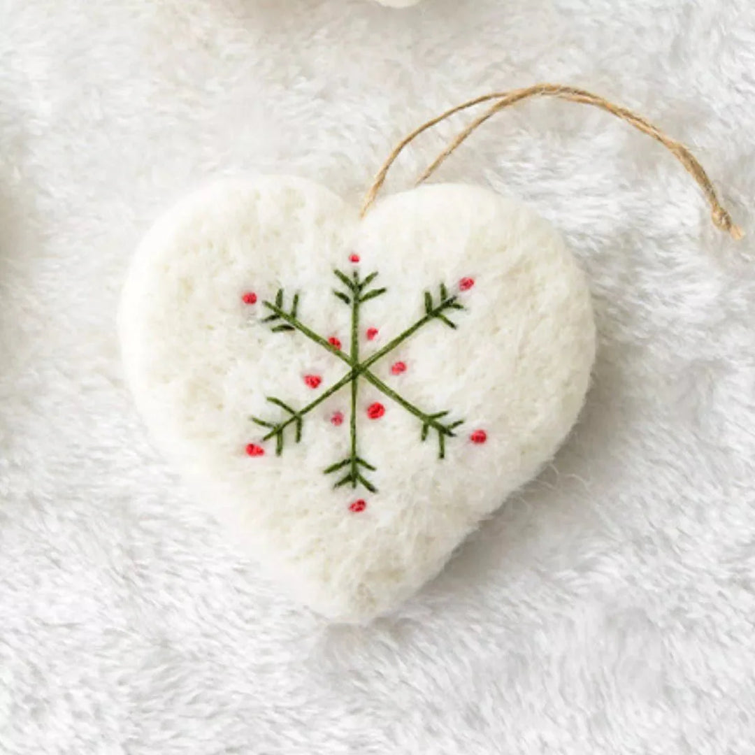 Skanto | Julefølt snøfnuggornament