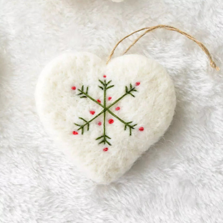 Skanto | Julefølt snøfnuggornament