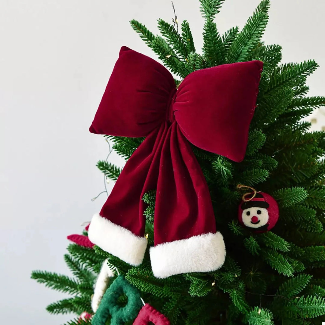 Skanto | Jule fløyelsbue hengende ornament