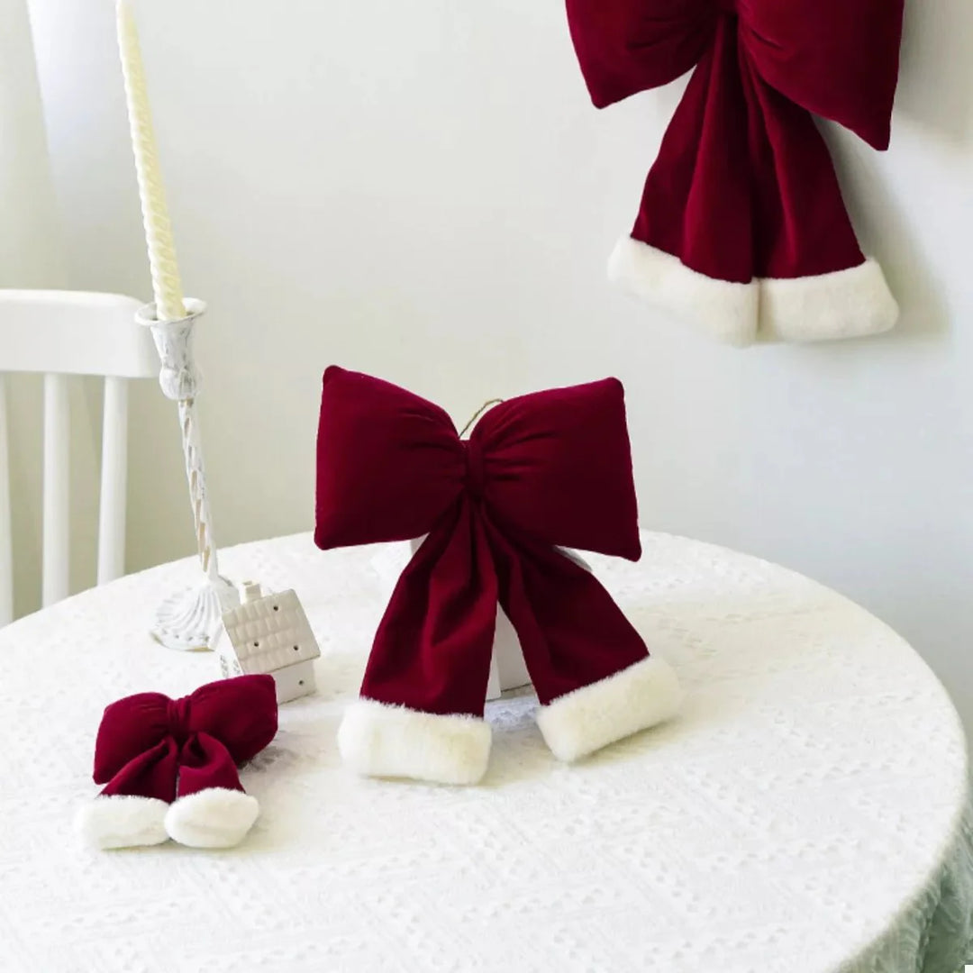 Skanto | Jule fløyelsbue hengende ornament
