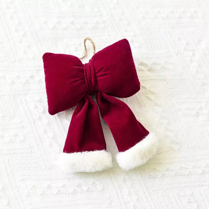 Skanto | Jule fløyelsbue hengende ornament