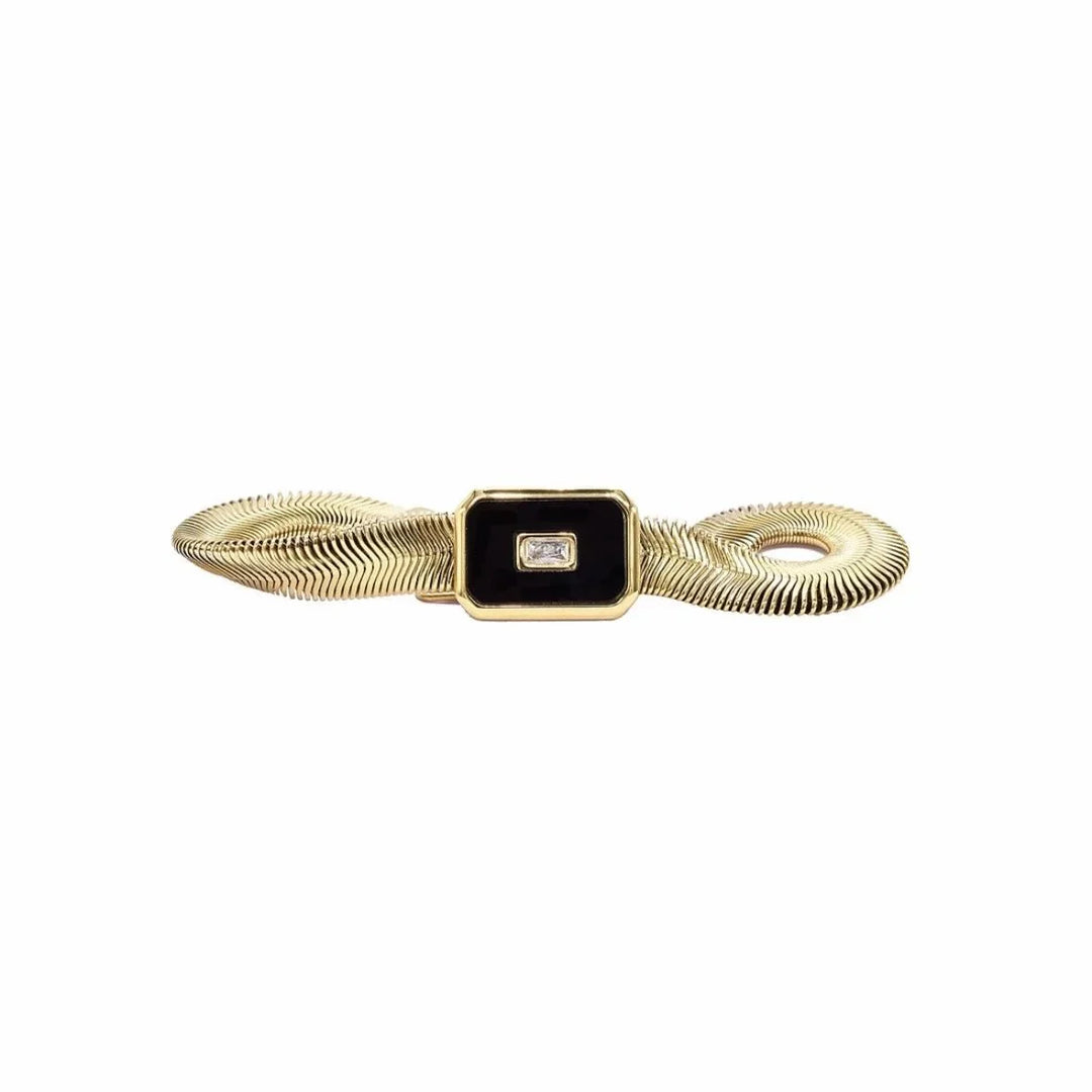 Skanto | Chunky Chain & Herringbone Armbånd