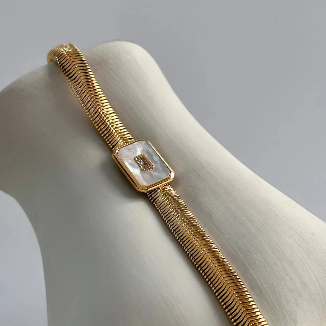 Skanto | Chunky Chain & Herringbone Armbånd