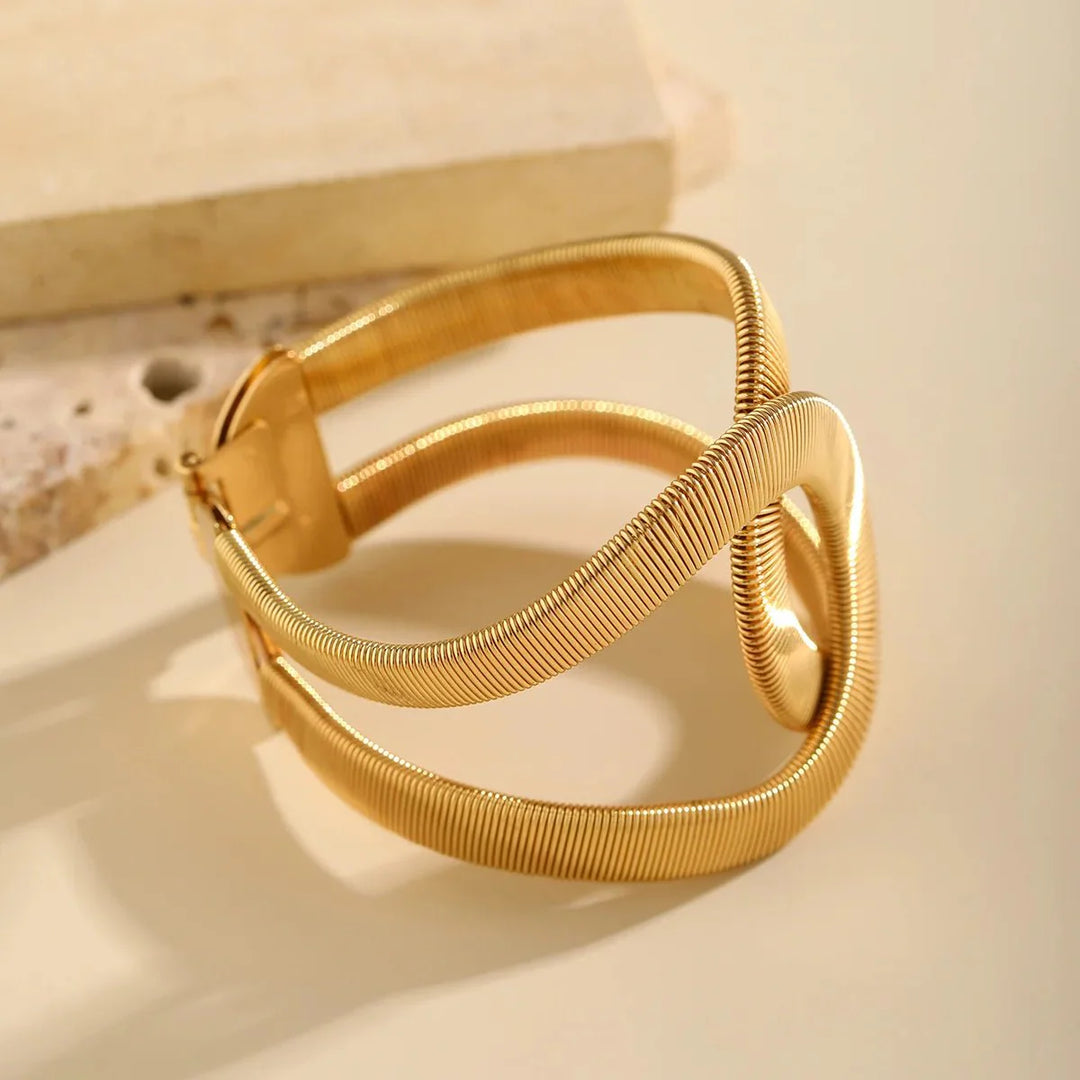 Skanto | Chunky Spiral Cuff Bracelet