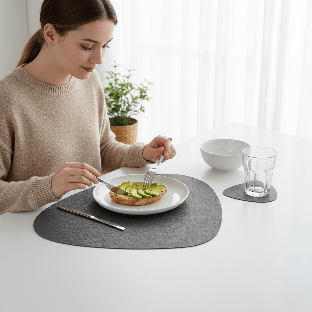 Skanto | Claro – Elegant Varmebestandig Duk og Underlag Sett i Flere Farger