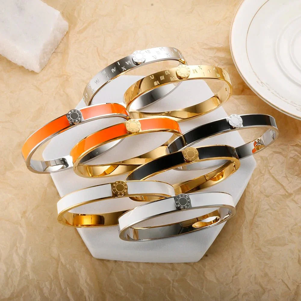 Skanto | Klassiske romerske tall-armbånd og ringer
