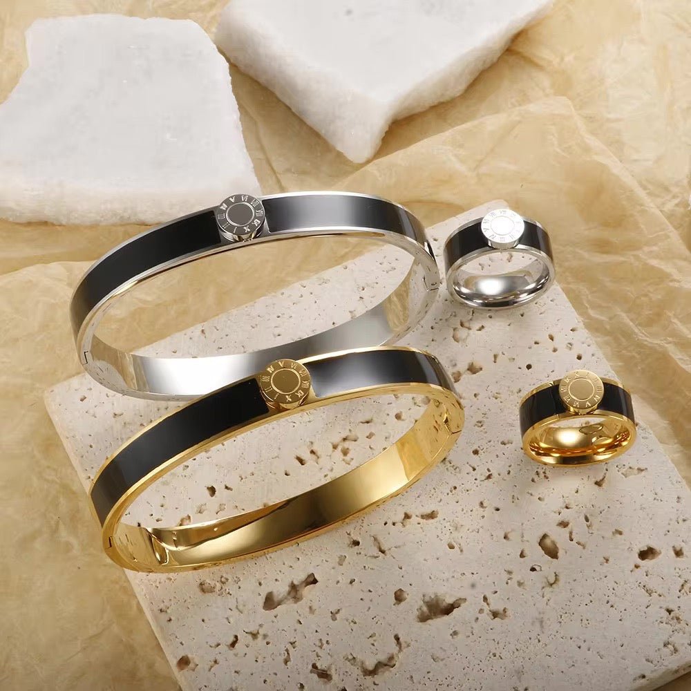 Skanto | Klassiske romerske tall-armbånd og ringer