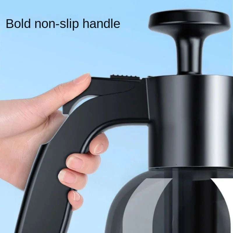 Skanto | CleanPro 2L Skum Sprayer – Håndpumpe med allsidige dyser for bilvask, vindusvask og hagevanning