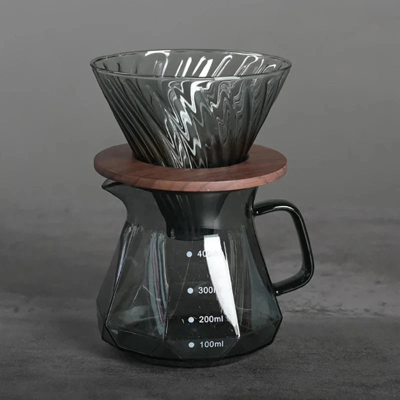 Klar Glass Range Kaffe Server For Pour Over Kaffe og Te Kanne | Skanto