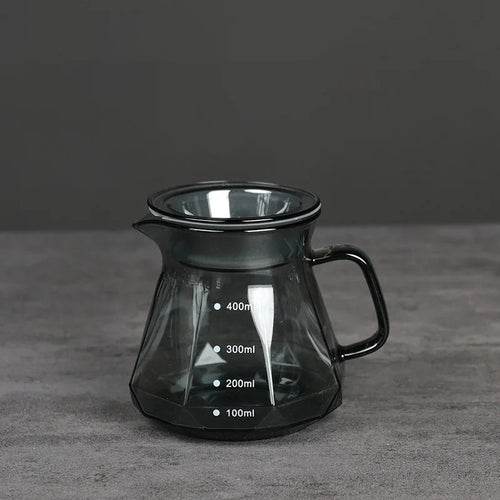 Klar Glass Range Kaffe Server For Pour Over Kaffe og Te Kanne | Skanto
