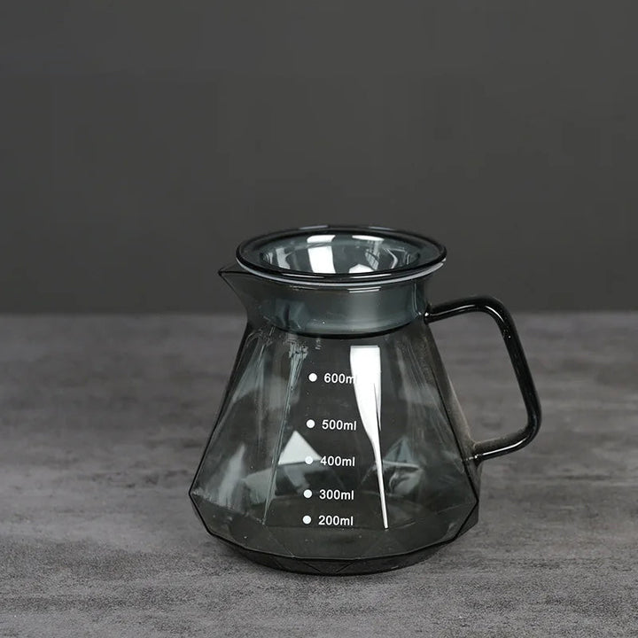 Klar Glass Range Kaffe Server For Pour Over Kaffe og Te Kanne | Skanto