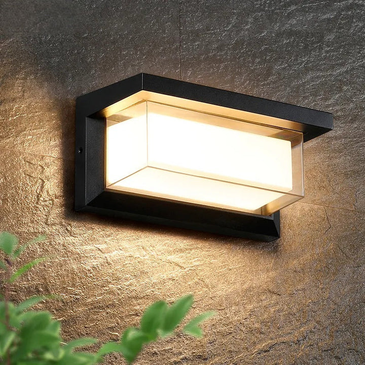 Moderne Vegglampe for Utendørs – Værbestandig LED Utendørslys for Terrasse & Hage | Skanto