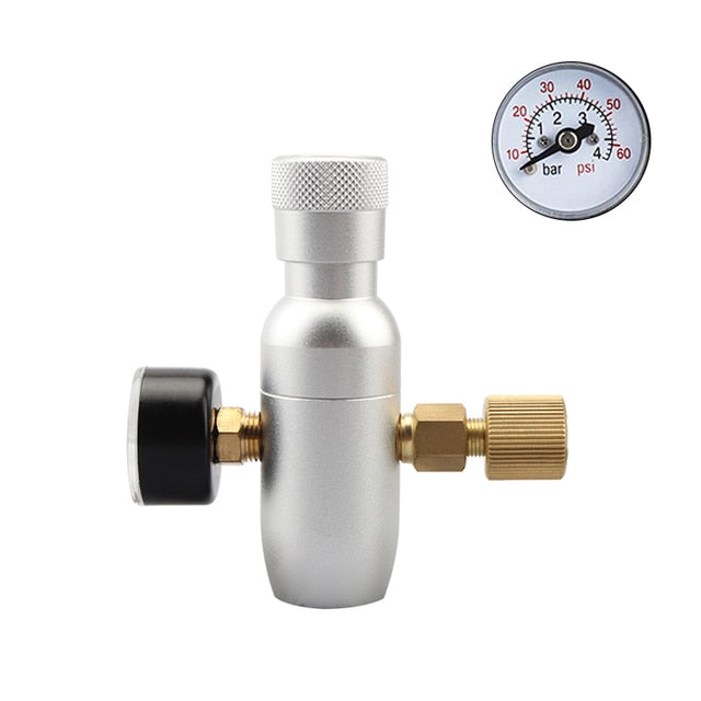Co2 Lader Kit 0-60PSI Co2 Regulator Mini Keg Lader med Ball Lock | Skanto