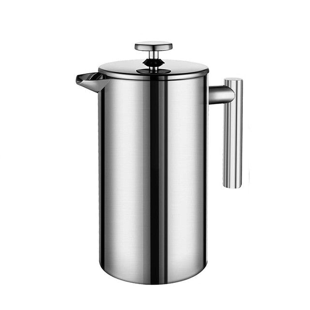 Kaffetrakter Fransk Presse Rustfritt Stål Espresso Kaffe Maskin | Skanto