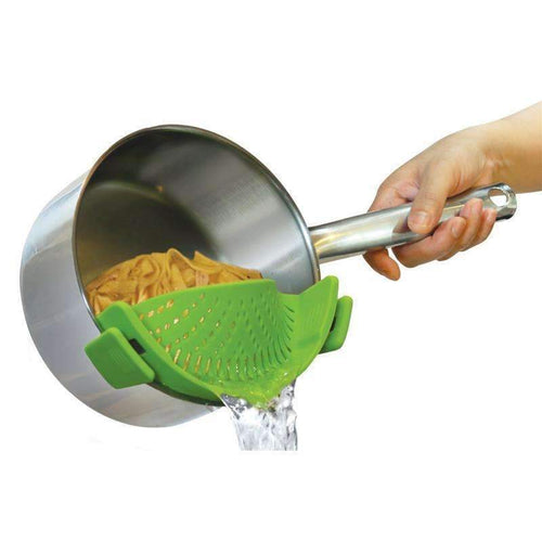 Skanto | Kjøkkenpanne Silikonstrainer Clip-on Pasta