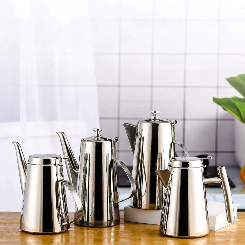 Cold Kettle Teapot Lang munnsuppekettle Rustfritt stål tekanne | Skanto
