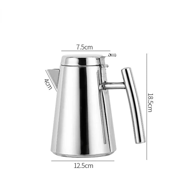 Cold Kettle Teapot Lang munnsuppekettle Rustfritt stål tekanne | Skanto