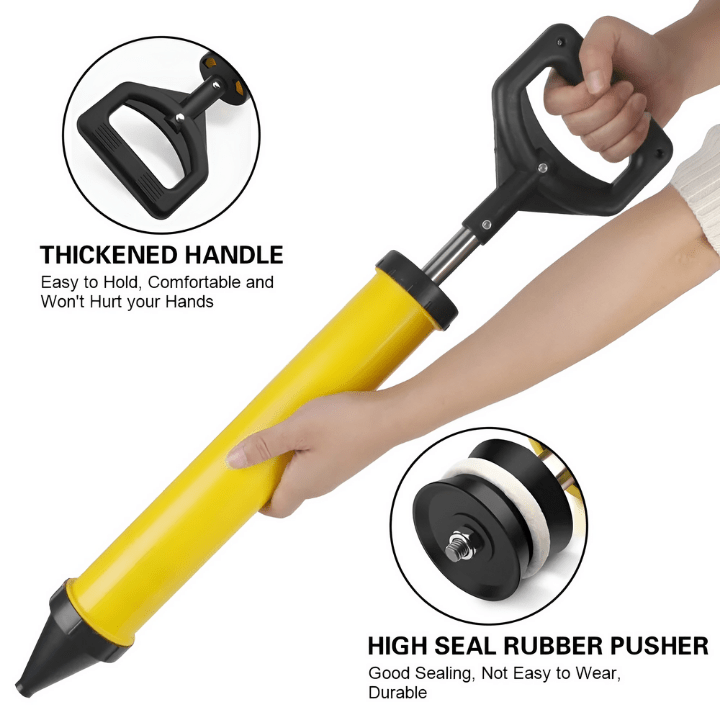 Tetningspistol med 4 dyser for silikonarbeid | Skanto