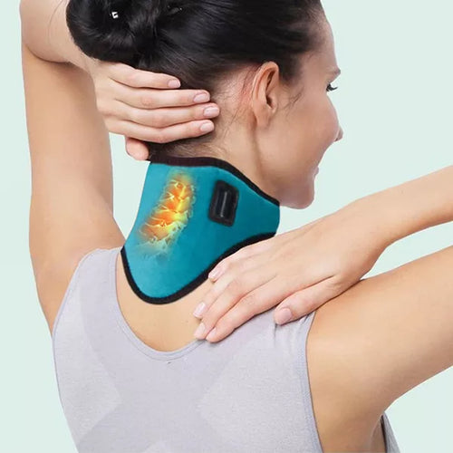 Skanto | Oppvarmet Cervical Krage – Nakkebånd for Muskelspenning og Hodepine