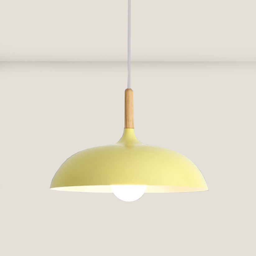 Eiketre taklampe i nordisk design – LED tre plafond lampe | Skanto