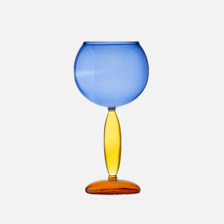 Skanto | Kalk og karaffel laget av farget glass av Phillips