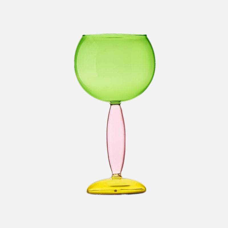 Skanto | Kalk og karaffel laget av farget glass av Phillips