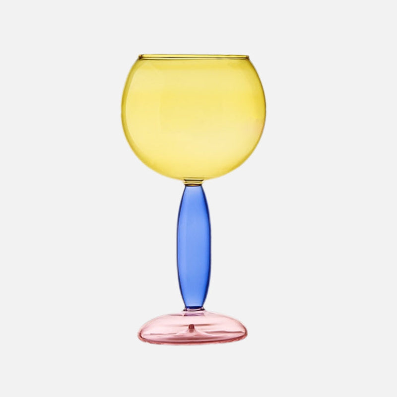 Skanto | Kalk og karaffel laget av farget glass av Phillips