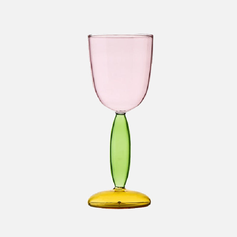 Skanto | Kalk og karaffel laget av farget glass av Phillips