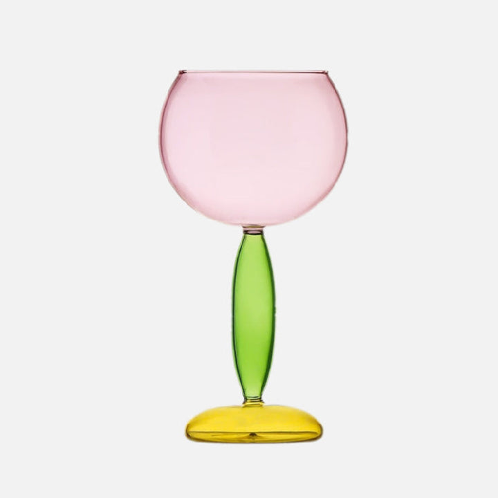Skanto | Kalk og karaffel laget av farget glass av Phillips