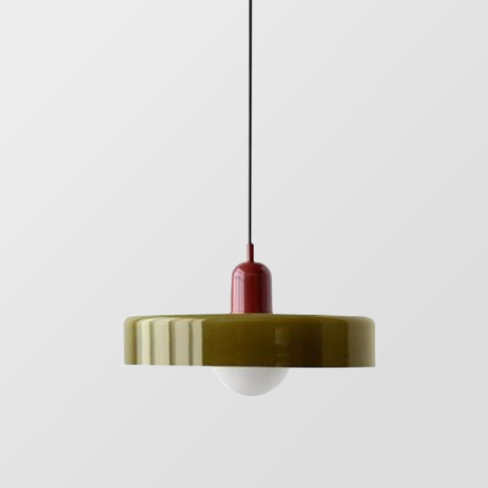Skanto | Farget Glass Pendellampe – BauLume