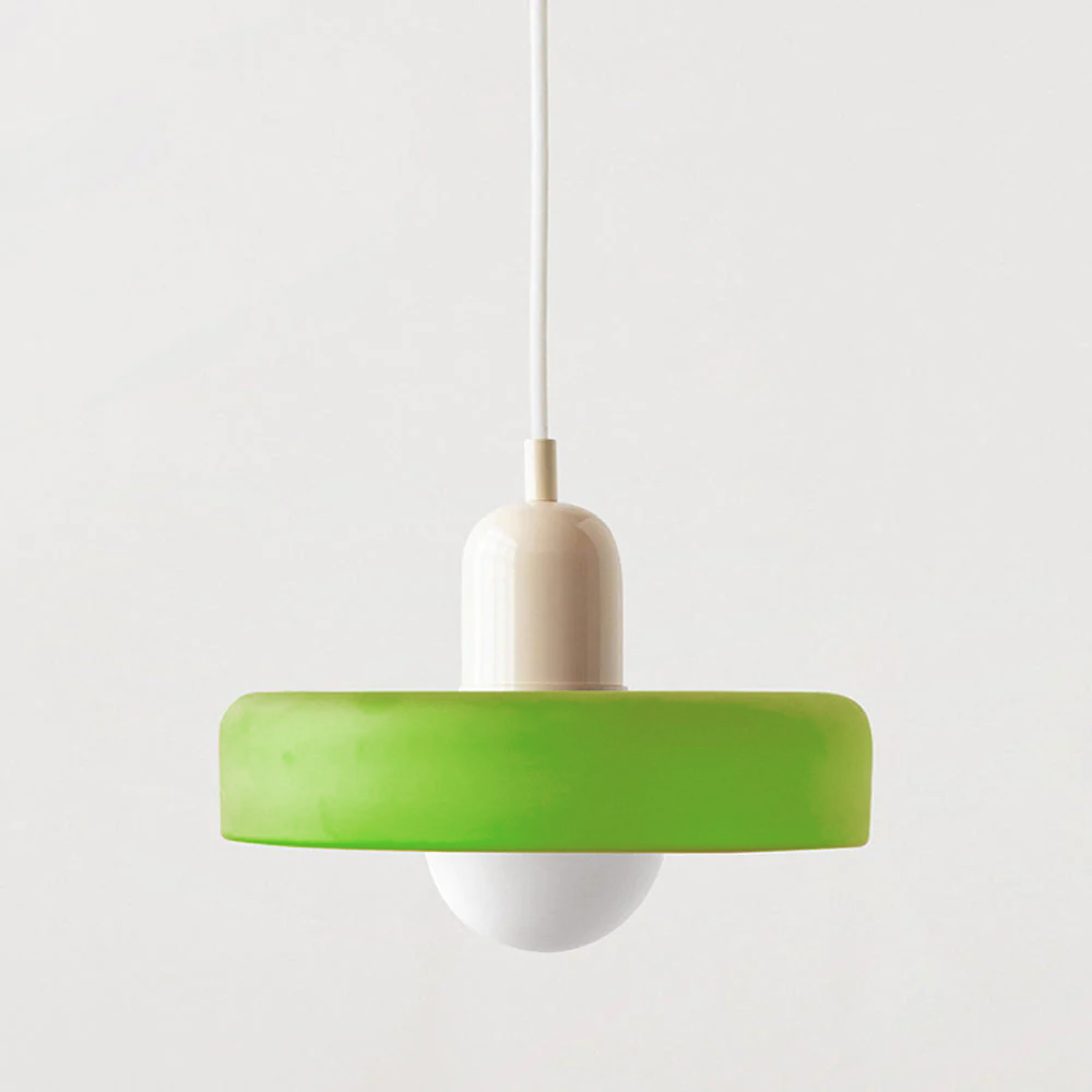 Skanto | Farget Glass Pendellampe – BauLume