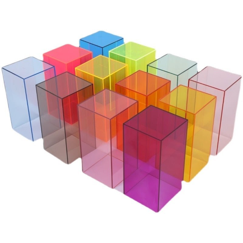 Farbenfrohe Acryl-Vitrine VitrinaLight – for Sammlerstücke og tilbehør
