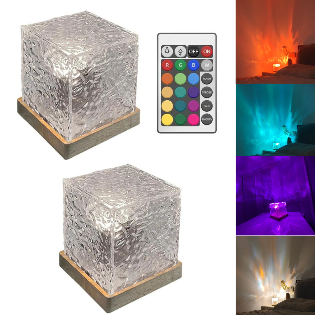 Skanto | Bordlampe med fargeforandrende krystallfot