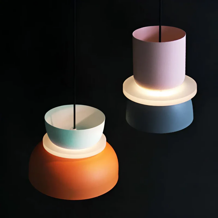 Skanto | Fargerik og Trendy Macaron LED Pendellampe - VividGlow