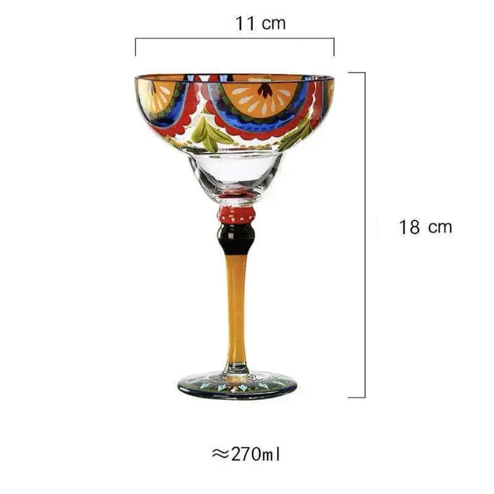 Skanto | Fargerik Margarita Cocktail Glass