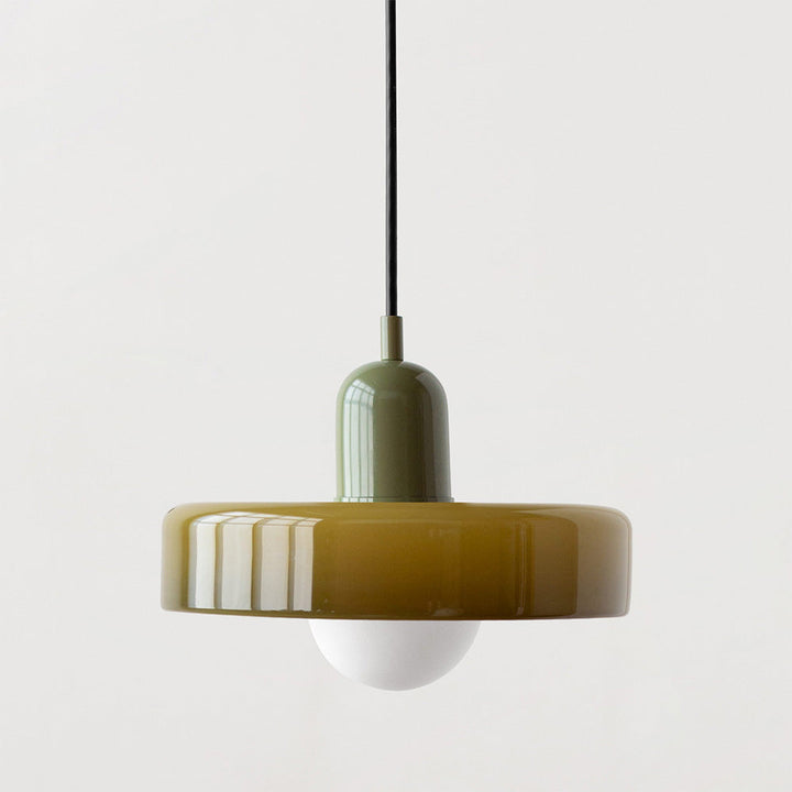 Skanto | Fargerik Pendellampe i Bauhaus Stil - StiloGlas