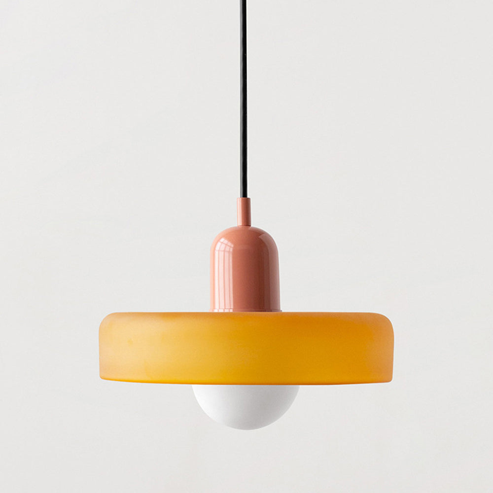 Skanto | Fargerik Pendellampe i Bauhaus Stil - StiloGlas
