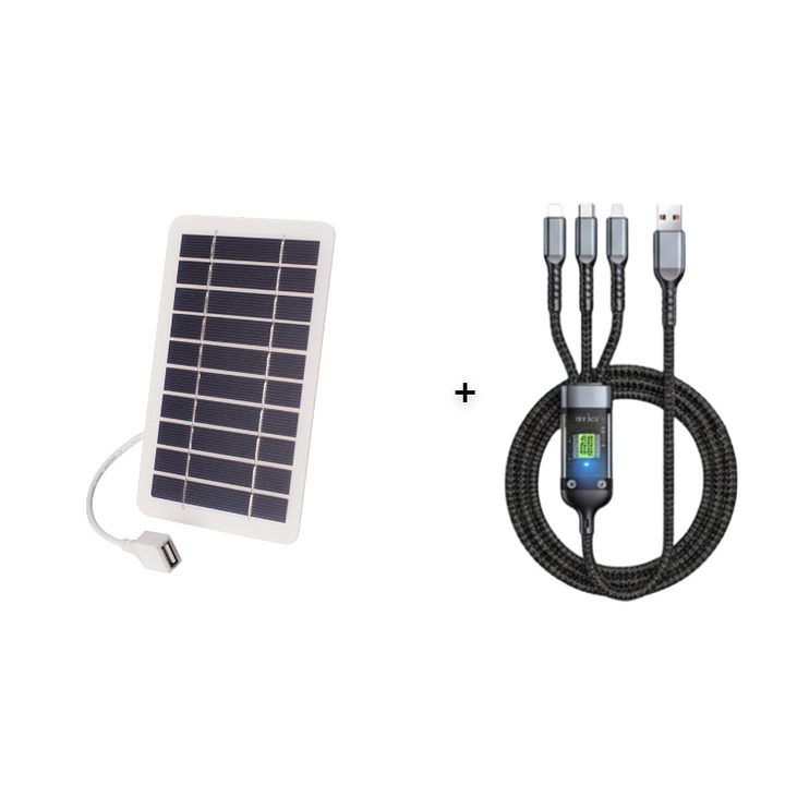 Fleksibelt solpanel 2W 5V med USB-utgang | Skanto