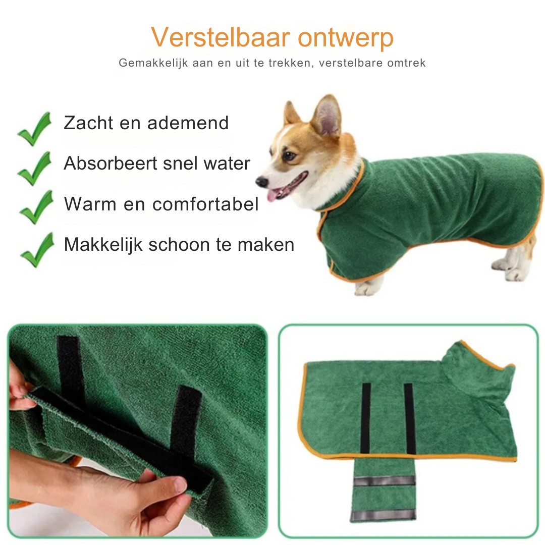 Komfortabel Hund Badekåpe - Finn Skanto