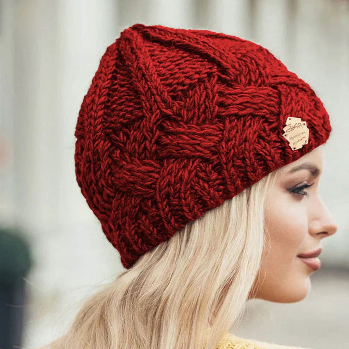 Skanto | Behagelig Strikket Lue – Myk Ullblanding Vinterbeanie