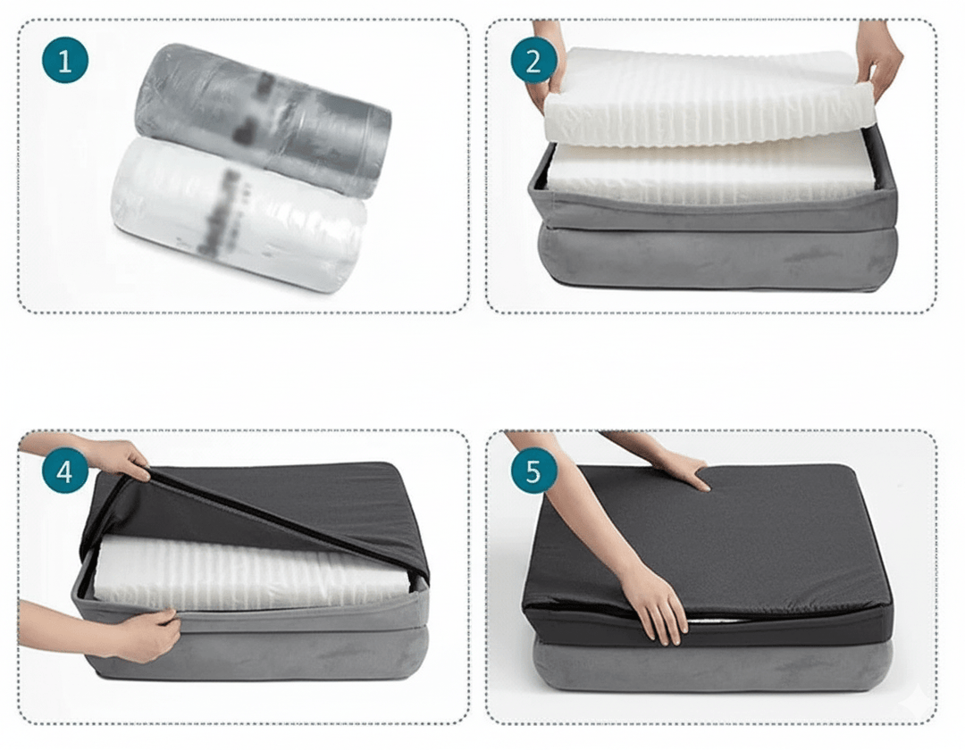 Skanto | COMFYPAW ORTHOBED – Ortopedisk Hundeseng med Fellesavlastende Skummadrass