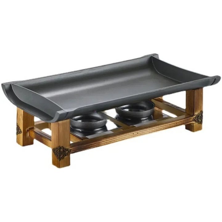 Kommersiell Non-stick BBQ Tallerken Bakepanne Grillet Fisk Jernplate | Skanto