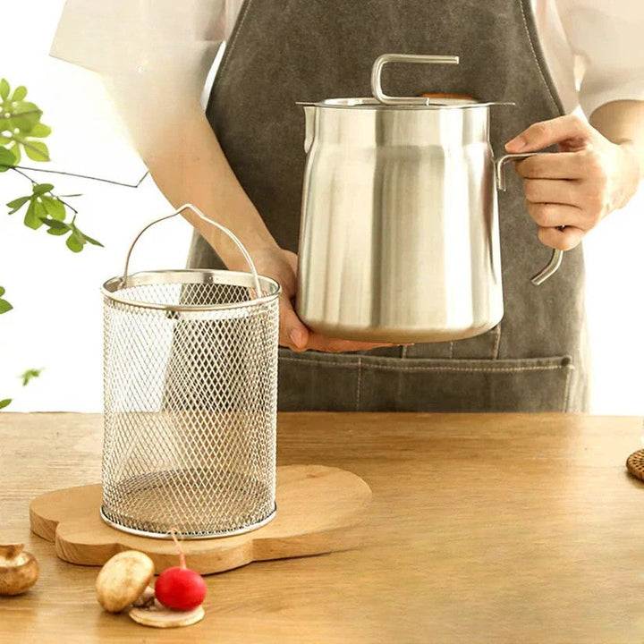 Skanto | Kompakt Rund Frituregryte - SnackMaster Pro